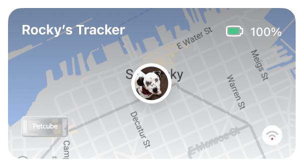 Tracker map